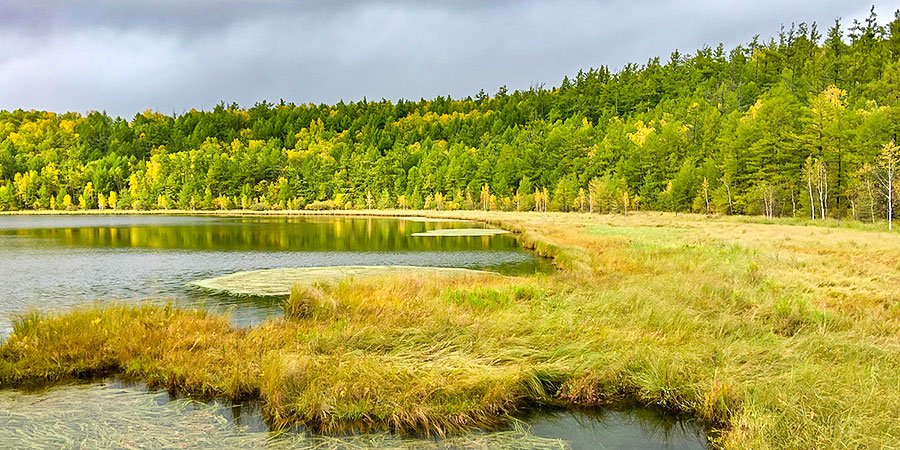 Heavenly Lake in Arxan National Forest Park