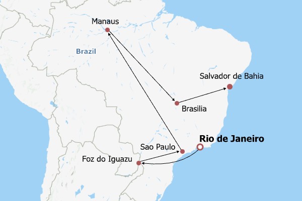 12 Days  Rainforest Tours in Brazil with Rio, Iguazu