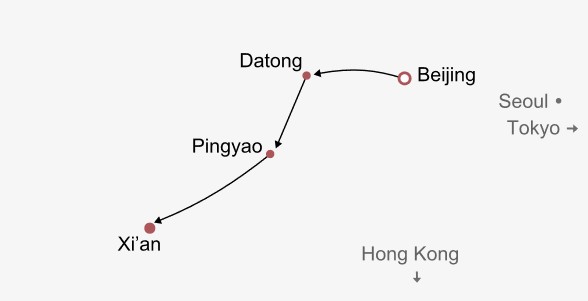 Walk on Historic Backbones Itinerary Map