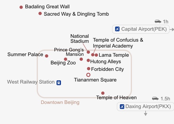 Tour map
