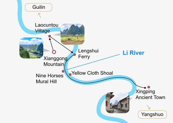 Tour map