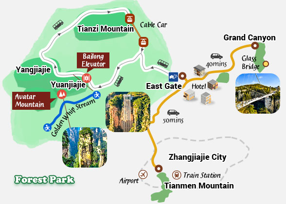 Tour map