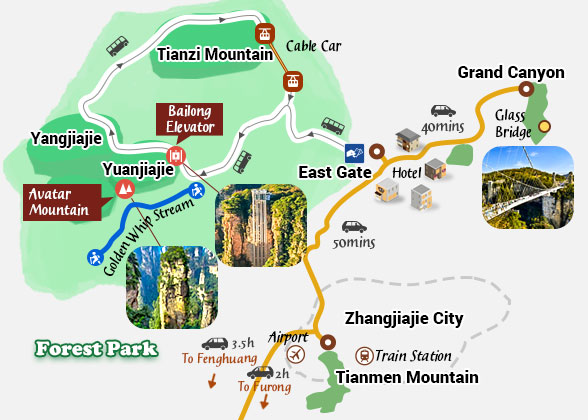 Tour map