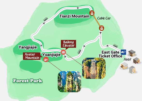 Tour map