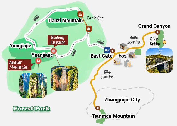 Tour map