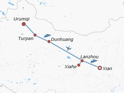 11 Days Silk Road Adventure Xian Lanzhou Xiahe Dunhuang - 