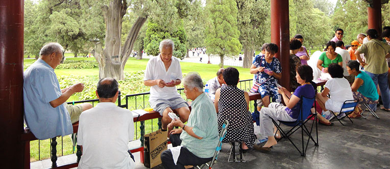 A good chance to get up close with local people at the Temple of Heaven