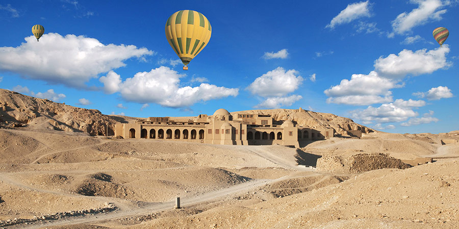 Explore the royal mausoleums at the Valley of the Kings