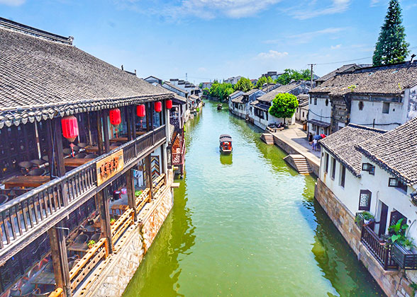 Water town scenery in southern China