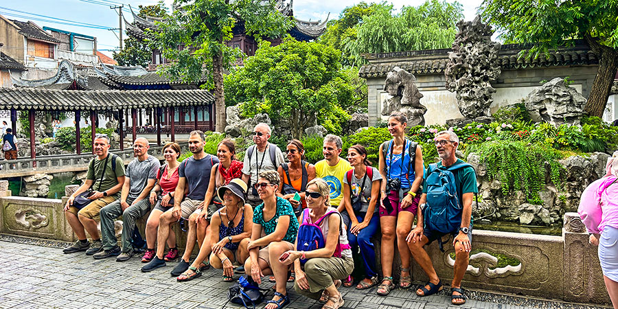 Our customers in Yu Garden, Shanghai