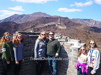 Our clients at the Great Wall