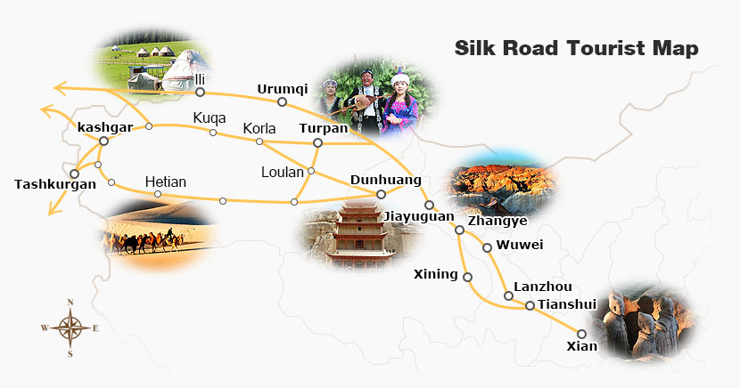 silk road travel china