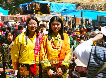 Local people in Bhutan