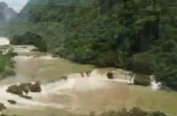 Waterfalls in Detian