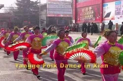 A Yangko Dance during the Lantern Festival 