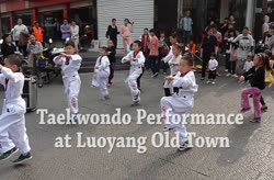 Taekwondo Performance at Luoyang Old Town
