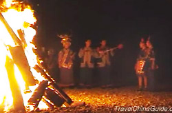 Singing at A Bonfire