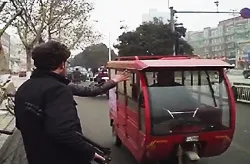 Ubiquitous Electric Three Wheeled Taxis