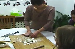Learning to make Chinese dumplings