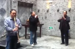 A Musical Instrument Show at the Xian City Wall Park