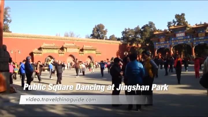 Public Square Dancing at Jingshan Park
