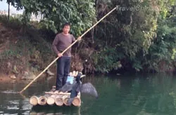 Cormorant fishing on the Li River