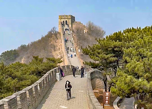 Hiking on Badaling Great Wall