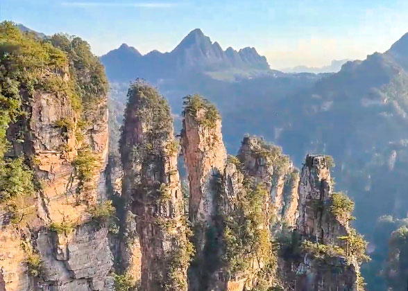 Peaks of Tianzi Mountain
