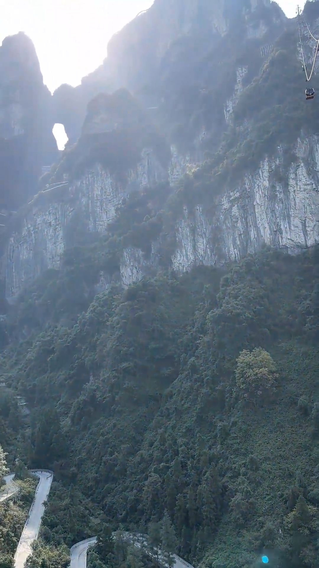 World's Longest Cableway to Tianmen Mountain