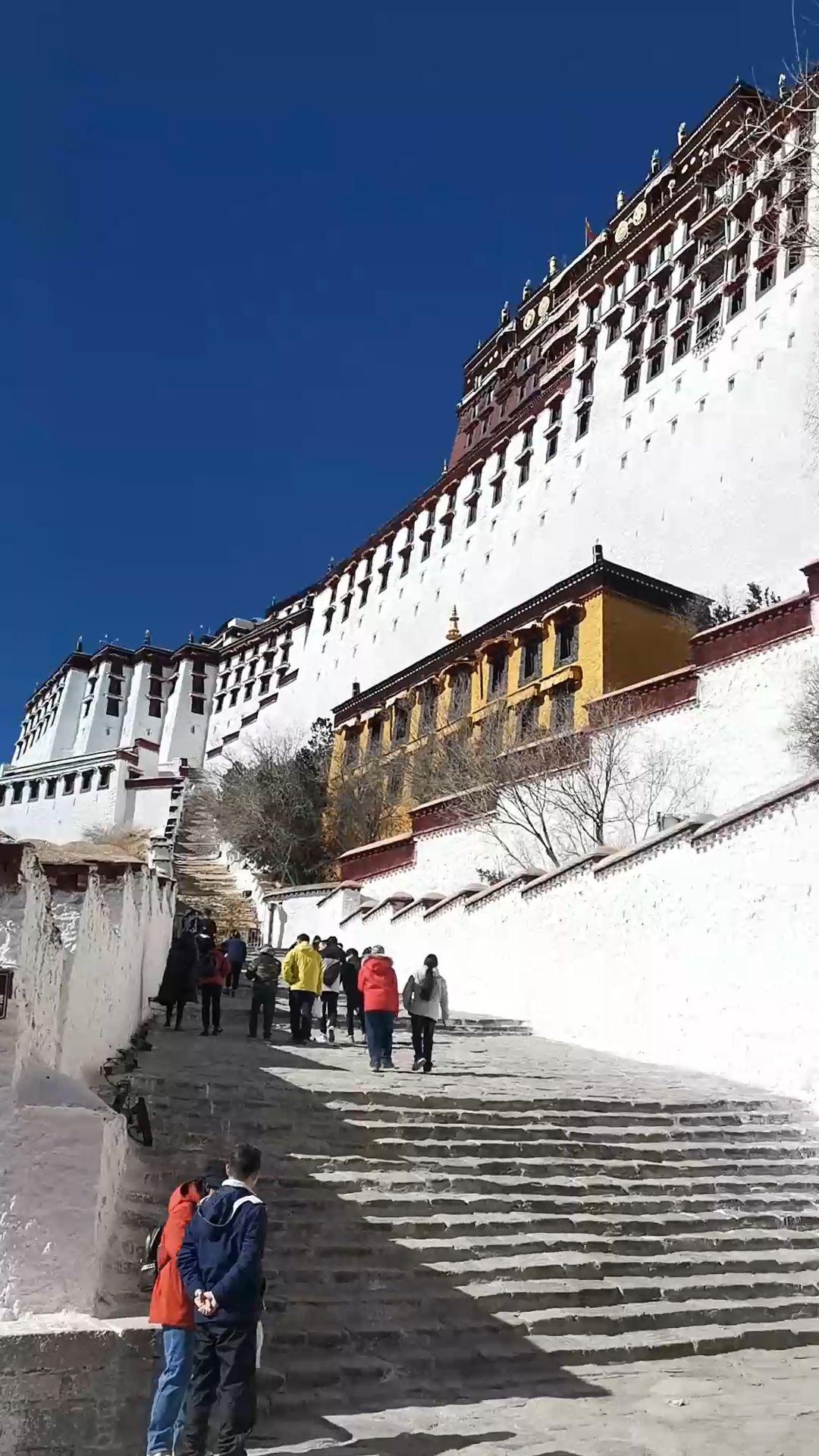 Ascending to the Potala Palace