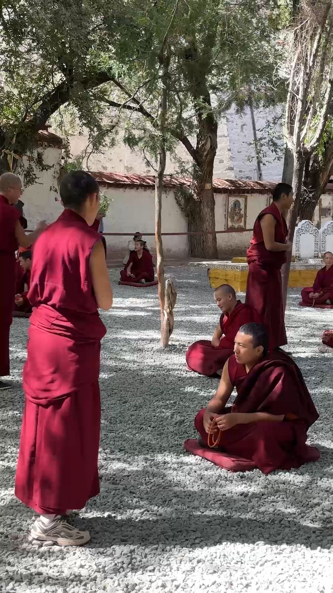 Monks Debating at Sera Monastery