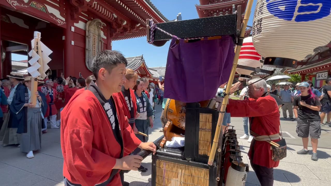 Sanja Festival at Senso-ji Temple