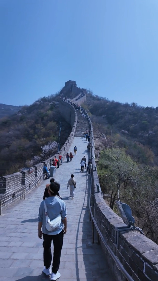 Badaling Great Wall in Spring