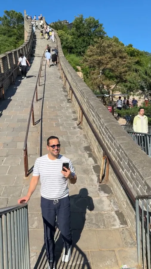 Hiking on Badaling Great Wall