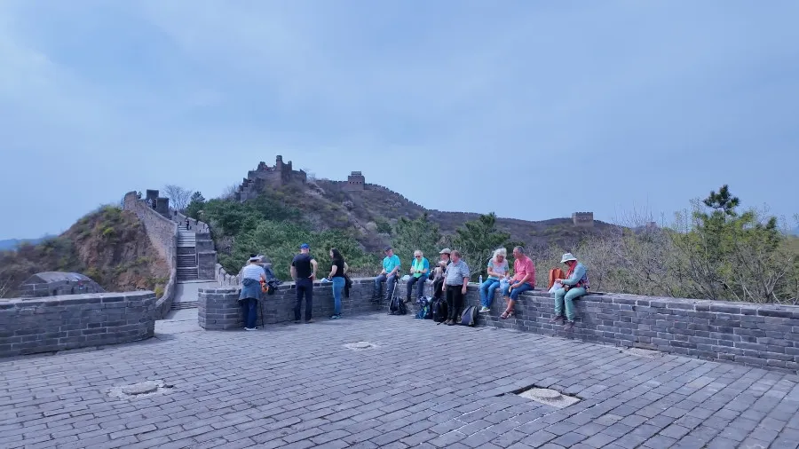 Majestic Jinshanling Great Wall on Mountain Ridges