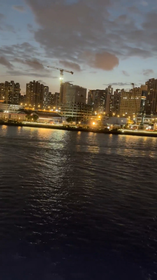 Huangpu River at Dusk, Shanghai