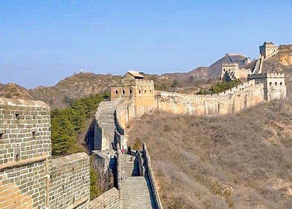 Hiking on Jinshanling Great Wall