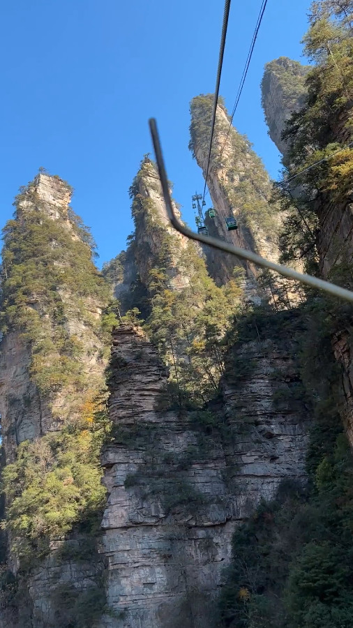 Huangshizhai Cableway, Zhangjiajie National Forest Park 